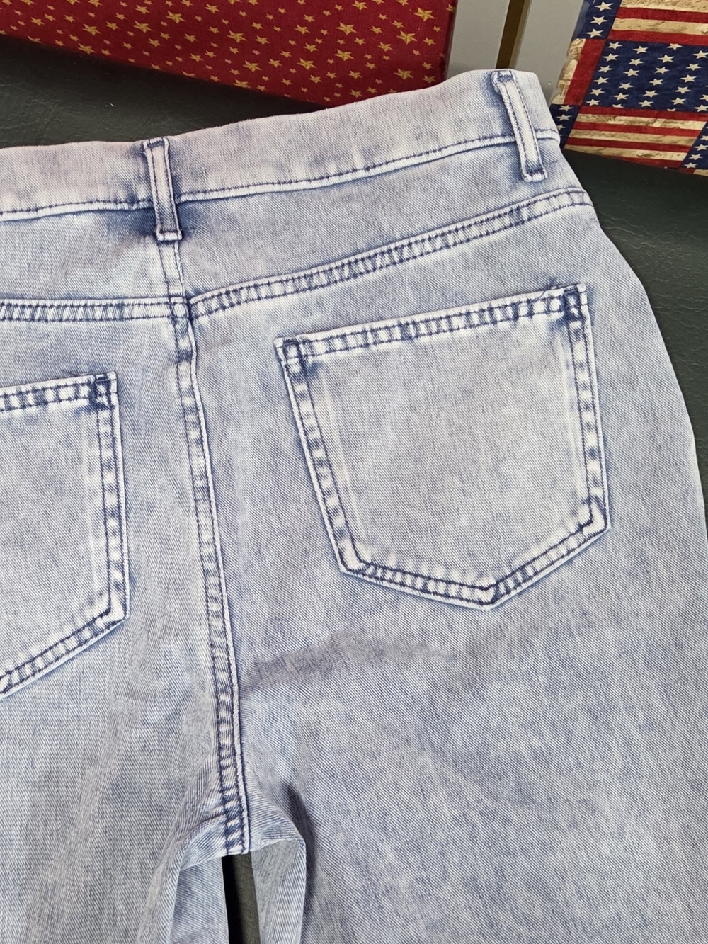 **Time and Tru Light Wash Blue Jeggings** - Picture 6 of 7